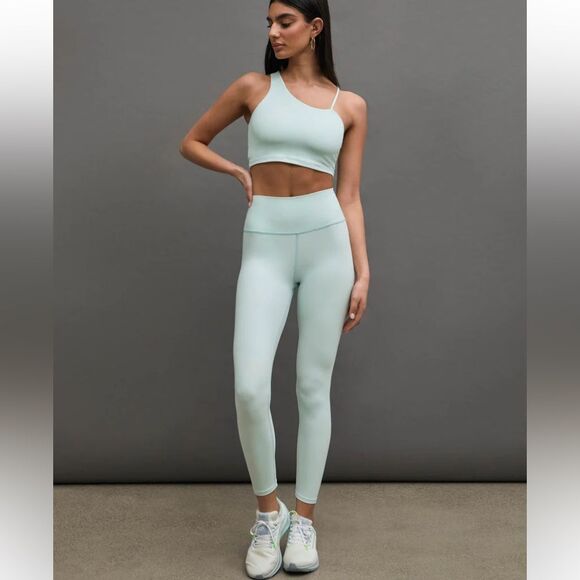 Carbon 38 Leggings Melt High Waist Full Length Clearly Aqua Size S - Picture 2 of 11